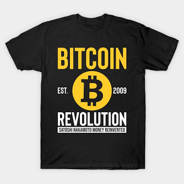 bitcoin revolutions' T-Shirt by WiZ Collections